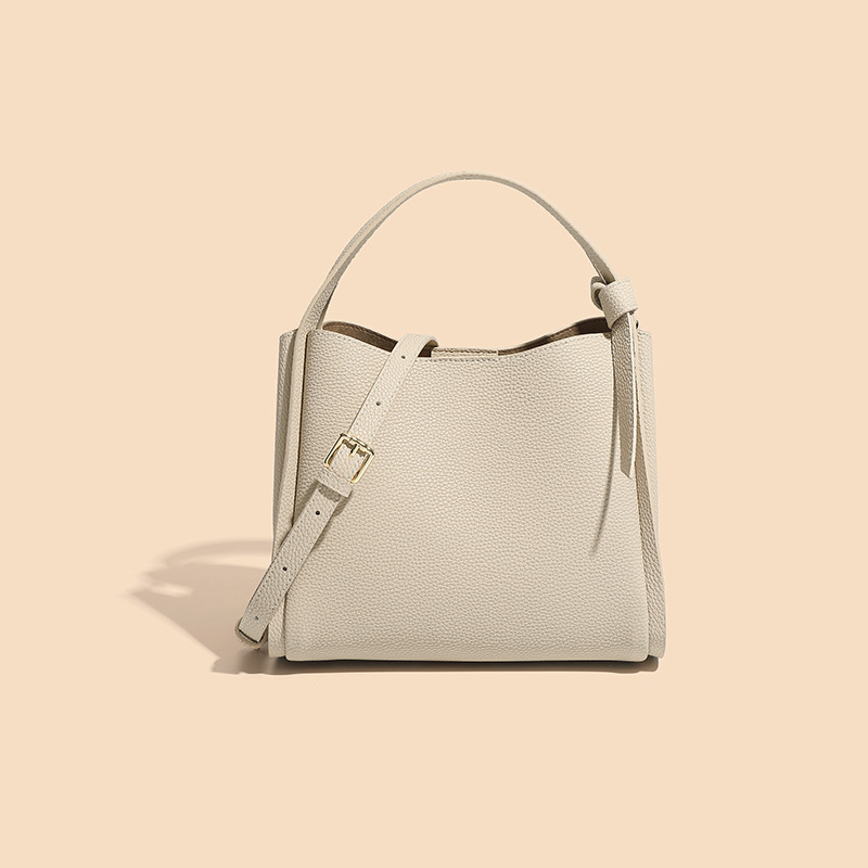 Qixicai Real Cowhide Leather Handbag Tote for Women Lady Shoulder Messenger Crossbody Packs Bag